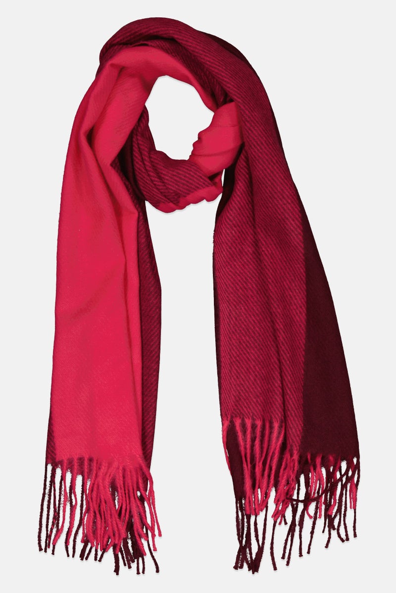 Fire & Glory Women Plaid lONG Scarf, Multicolor - Image 1